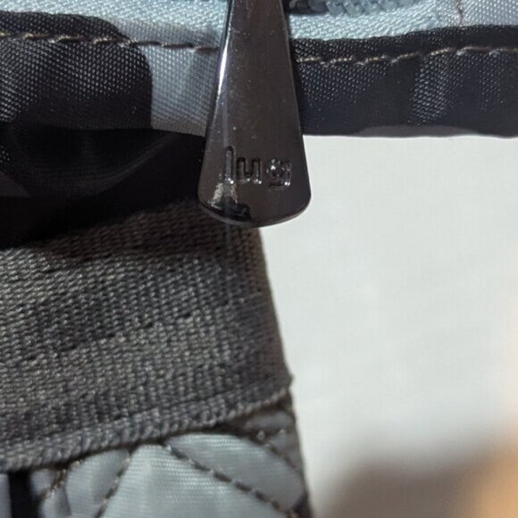 Lug Skipper Purse Small Blue Camo Crossbody Travel Bag RFID Anti-Theft Strap - Picture 4 of 9